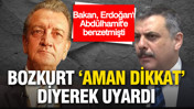 Bakan Çiftçi Erdoğan’ı Abdülhamid’e benzetti: Bozkurt’tan tepki geldi