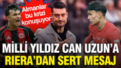 Almanya’da milli kriz: Riera Can Uzun’a kameralar önünde sert mesaj verdi