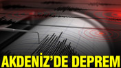 Akdeniz’de deprem