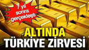 Altında Türkiye zirvesi