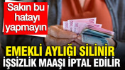SGK uyardı: Emekli aylığı silinir, işsizlik maaşı iptal edilir, sakın bu hatayı yapmayın