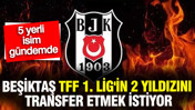Beşiktaş, TFF 1. Lig'in 2 yıldızını transfer etmek istiyor: Yerli harekatı