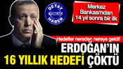 Erdoğan'ın 16 yıllık enflasyon hedefi son buldu: Merkez Bankası 14 yıl sonra bir ilke imza attı