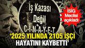 İSİG Meclisi açıkladı: "2025 yılında 2105 işçi hayatını kaybetti"