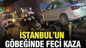 İstanbul Beşiktaş’ta feci kaza: iki otomobil kafa kafaya çarpıştı, 9 yaralı