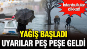 Meteoroloji, Valilik ve AKOM peş peşe uyardı: İstanbul’da sağanak yağış şiddetleniyor