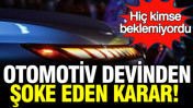Otomotiv devi elektrikli araç planlarını durdurdu: Büyük şok