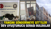 Yangın var diye gittiler, dev uyuşturucu serası buldular