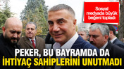 Sedat Peker bu bayramda da ihtiyaç sahibi aileleri unutmadı