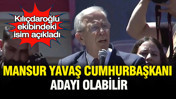 Kılı&ccedil;daroğlu ekibindeki isim a&ccedil;ıkladı: Mansur Yavaş cumhurbaşkanı adayı olabilir