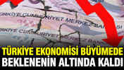 Türkiye ekonomisi büyümede beklenenin altında kaldı