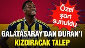 Galatasaray Duran'a özel şart sundu: Fenerbahçe dönemi buna mecbur bıraktı
