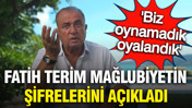 Fatih Terim mağlubiyetin şifrelerini açıkladı: ‘Biz oynamadık oyalandık’
