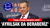 Tanju Özcan'dan "Ayrılsak da beraberiz" mesajı