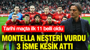 Montella tarihi maç öncesi neşteri vurdu: 3 futbolcuyu kulübeye çekti