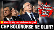 Son anketten çarpıcı sonuç: CHP bölünürse ne olur?