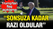 Trump’tan flaş açıklama: “Sonsuza dek razı oldular”