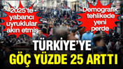 Türkiye’ye göç yüzde 25 arttı 2025’te yabancı uyruklular akın etmiş: Demografik tehlikede yeni perde