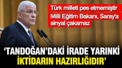 Dervişoğlu: Tandoğan'daki irade yarının iktidar hazırlığıdır
