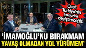 Özgür Özel: Mansur Yavaş olmadan yol yürümem