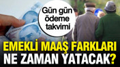 Emekli maaş farkları ne zaman yatacak? İşte gün gün ödeme takvimi