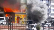 Elazığ’da yangın paniği: Dükkan alev topuna döndü