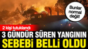 Balıkesir'de 3 gündür devam eden yangının sebebi belli oldu: 2 kişi tutuklandı