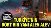 Yangın kabusu bitmiyor: Türkiye’nin dört bir yanı alev alev