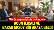 Bakan Ersoy ve Acun Ilıcalı bir araya geldi: Görüş alışverişinde bulundular