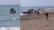 Samandağ’da dalga faciası: İki çocuk kurtarıldı: 1 çocuk kayıp