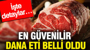 En güvenilir dana eti belli oldu: İşte detaylar…