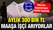 Aylık 300 bin TL maaşa işçi arıyorlar: Eleman bulunamıyor, sektör isyanda