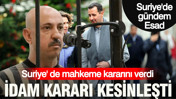 Esad'ın kuzeni hakkında idam kararı: Suriye'de gündem idam mahkemeleri
