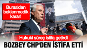 Mustafa Bozbey CHP'den istifa etti