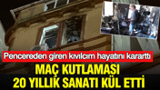 Maç kutlaması 20 yıllık sanatı kül etti: Pencereden giren kıvılcım hayatını kararttı