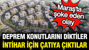 Kahramanmaraş'ta deprem konutlarını inşa eden iş&ccedil;ilerden intihar girişimi