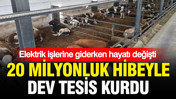 Elektrik işlerine giderken hayatı değişti: 20 milyon liralık hibeyle dev tesis kurdu