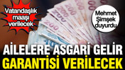 Mehmet Şimşek açıkladı: Vatandaşlık maaşı geliyor