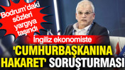 &Uuml;nl&uuml; İngiliz ekonomist Timothy Ash hakkında 'Erdoğan'a hakaret' soruşturması