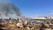 Mersin'de makilik alanda yangın