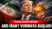 Trump tehdit etmişti: ABD İran’ı vurmaya başladı