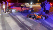 Bursa'da otomobil ile motosiklet &ccedil;arpıştı: 2 yaralı
