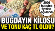 Hububat fiyatları açıklandı: Buğday, arpa ve mısır kaç TL oldu?