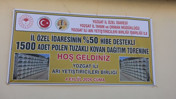 Yozgat’ta 100 arıcıya bin 500 polen tuzaklı kovan desteği