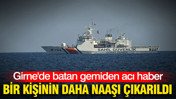 Girne'de batan gemide bir kişinin daha naaşı çıkarıldı