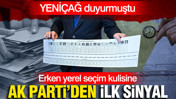 YENİÇAĞ'ın erken yerel seçim kulisine AK Parti'den ilk sinyal