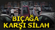 Sokak savaş alanına döndü: Bıçağa karşı silah: Erzurum'da dehşet anları