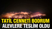 Tatil cenneti Bodrum alevlere teslim oldu