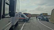 Korkutan zincirleme kaza: Kar yağışı ve buzlanma felaket getirdi