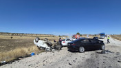 Burdur'da zincirleme kaza: 1 ölü 4 yaralı